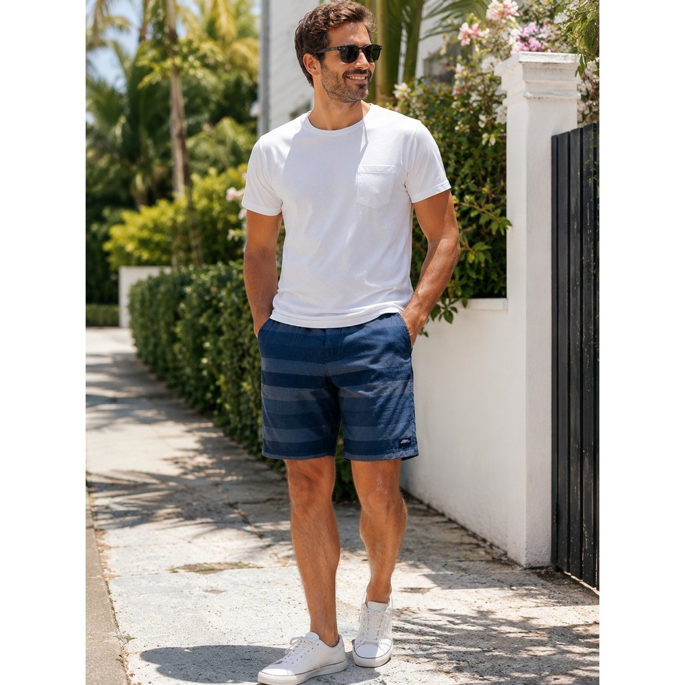 Alpine Stars A-Stars Chino Shorts Blue Stripe 33